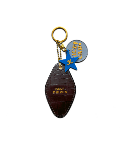 Jovem X Nice Car Keychain: The Manifesto - Brown