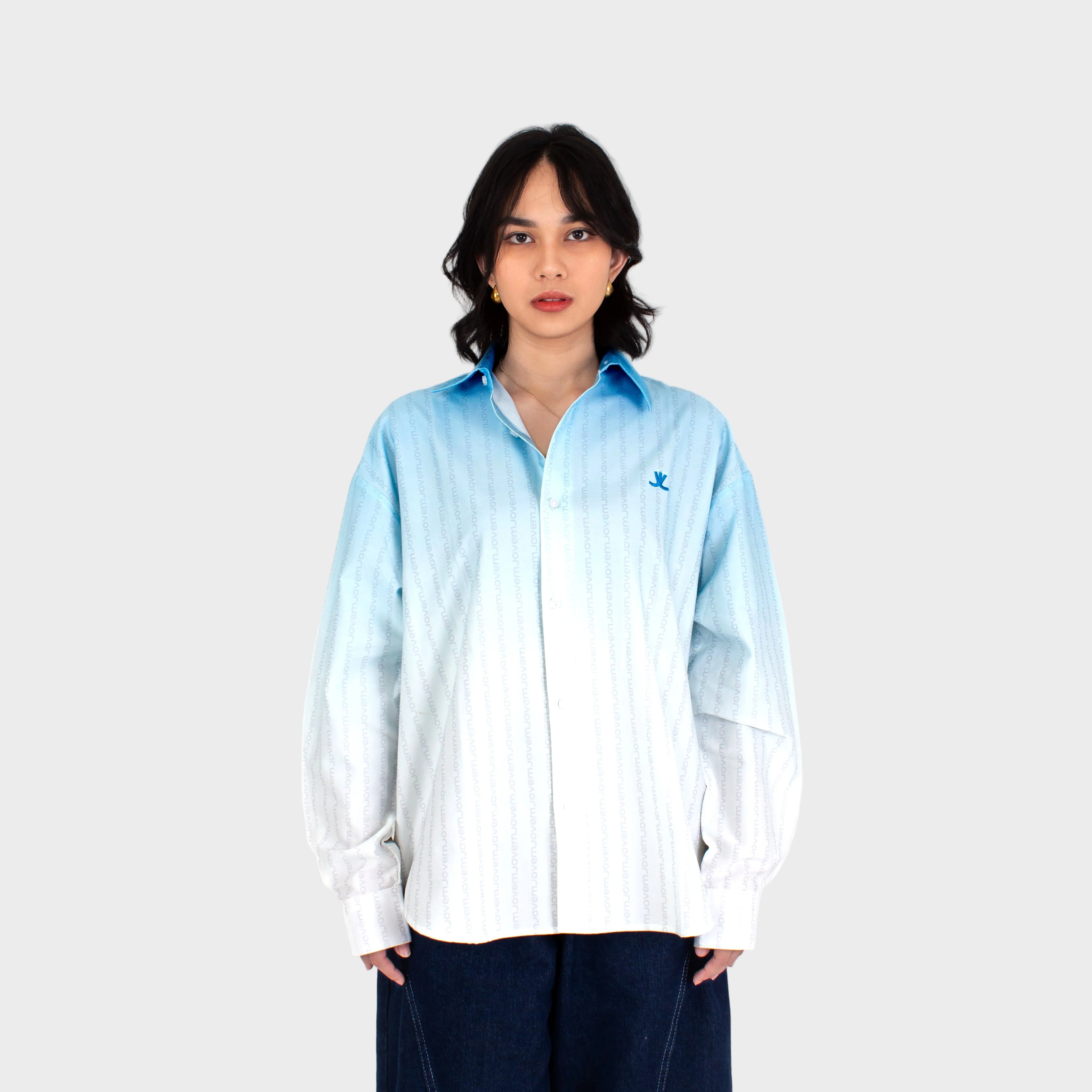 Jovem Gradient Shirt - Blue