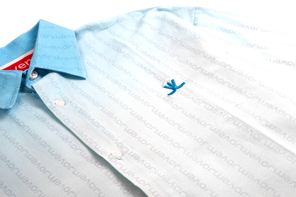 Jovem Gradient Shirt - Blue