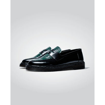 Jovem Loafers Croco Series - Two Tone Green