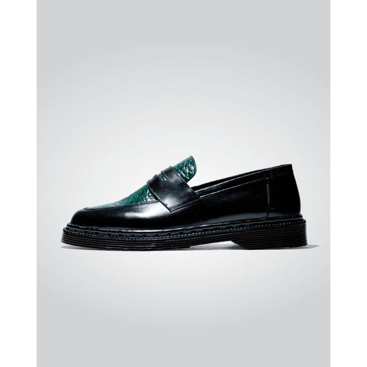 Jovem Loafers Croco Series - Two Tone Green