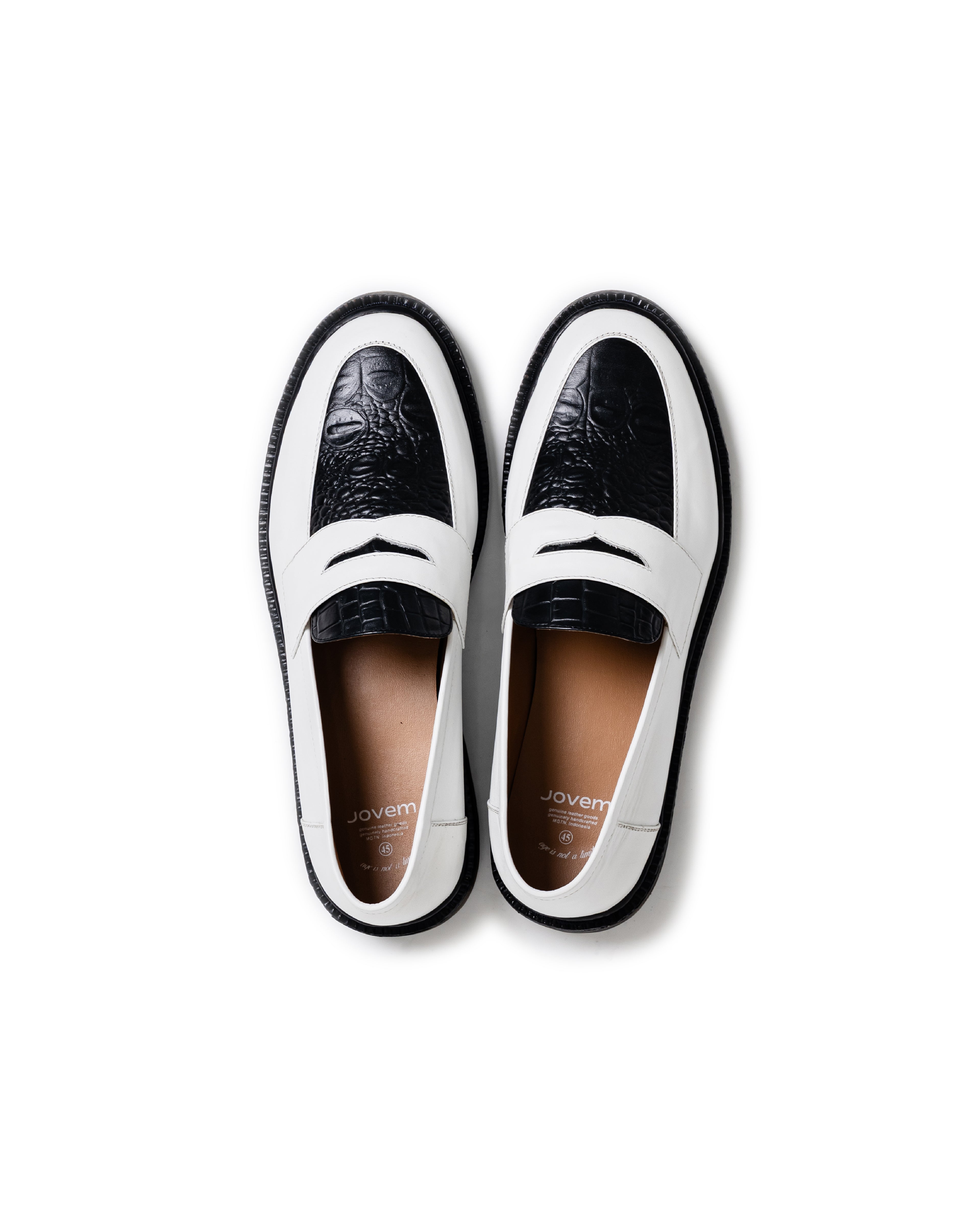 Jovem Loafers Croco Series - Two Tone