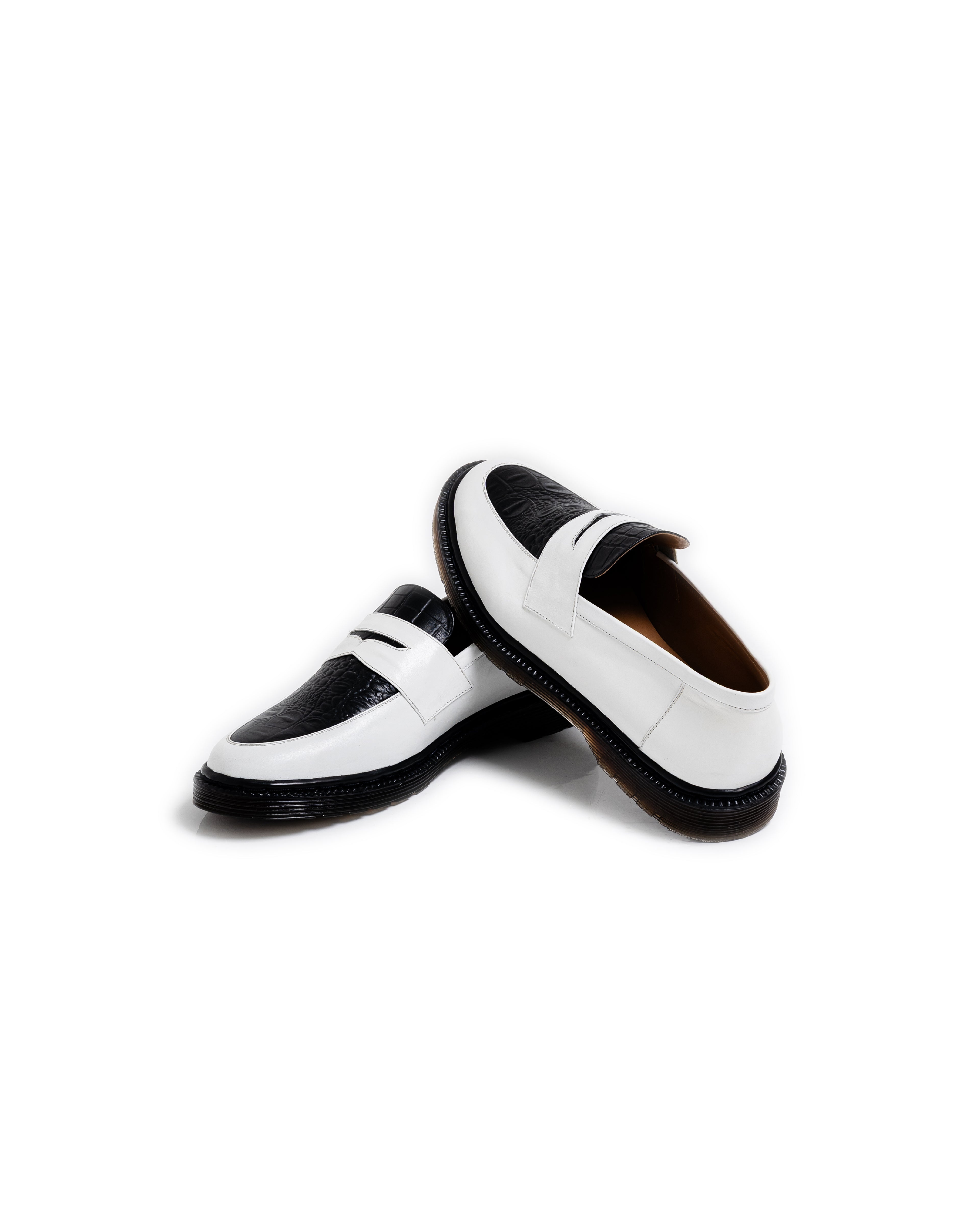 Jovem Loafers Croco Series - Two Tone