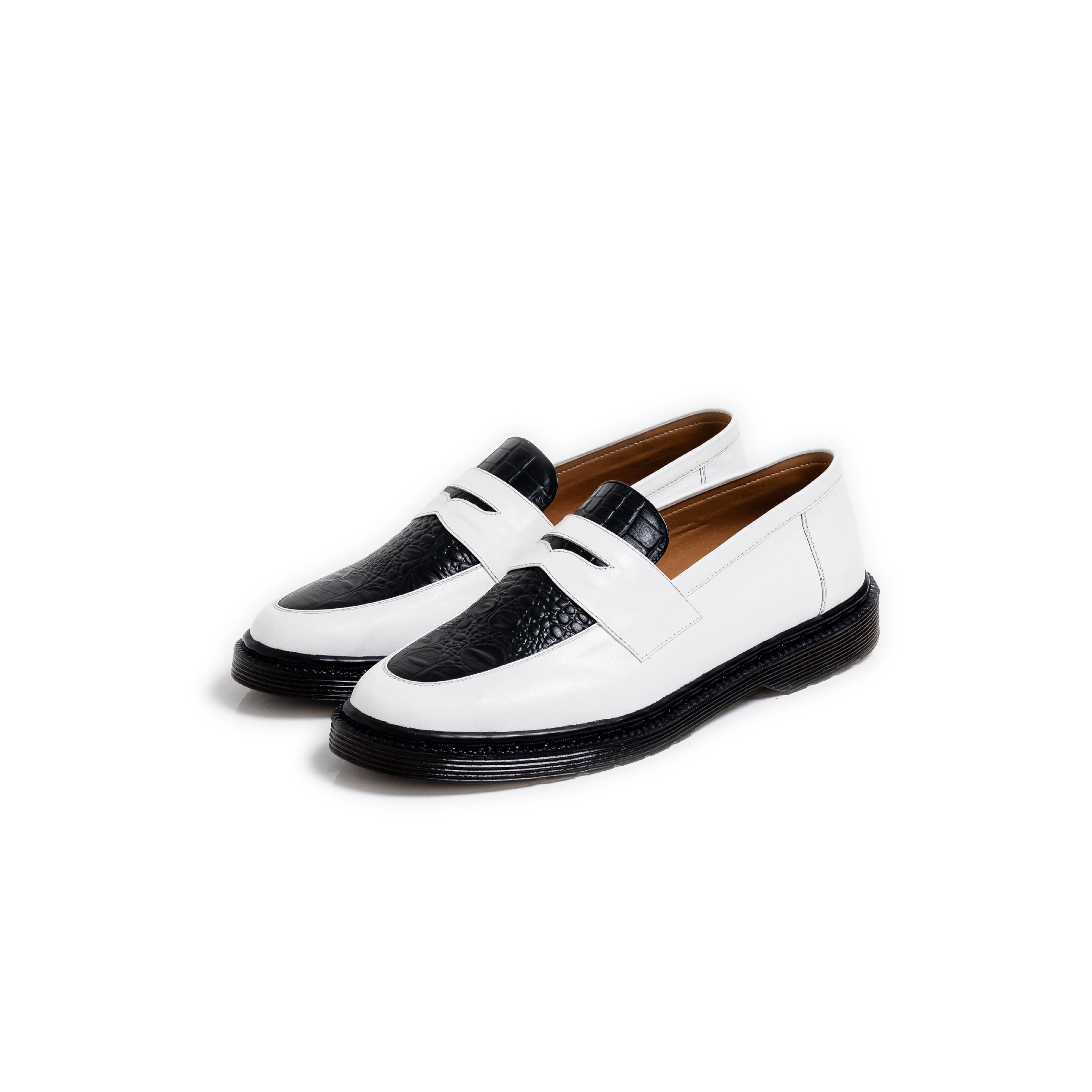 Jovem Loafers Croco Series - Two Tone