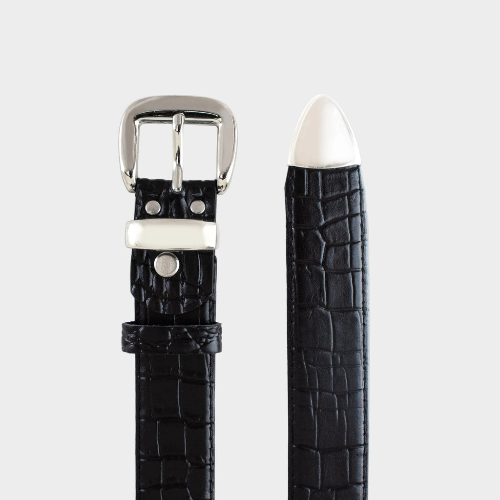 Croco Belt - Black
