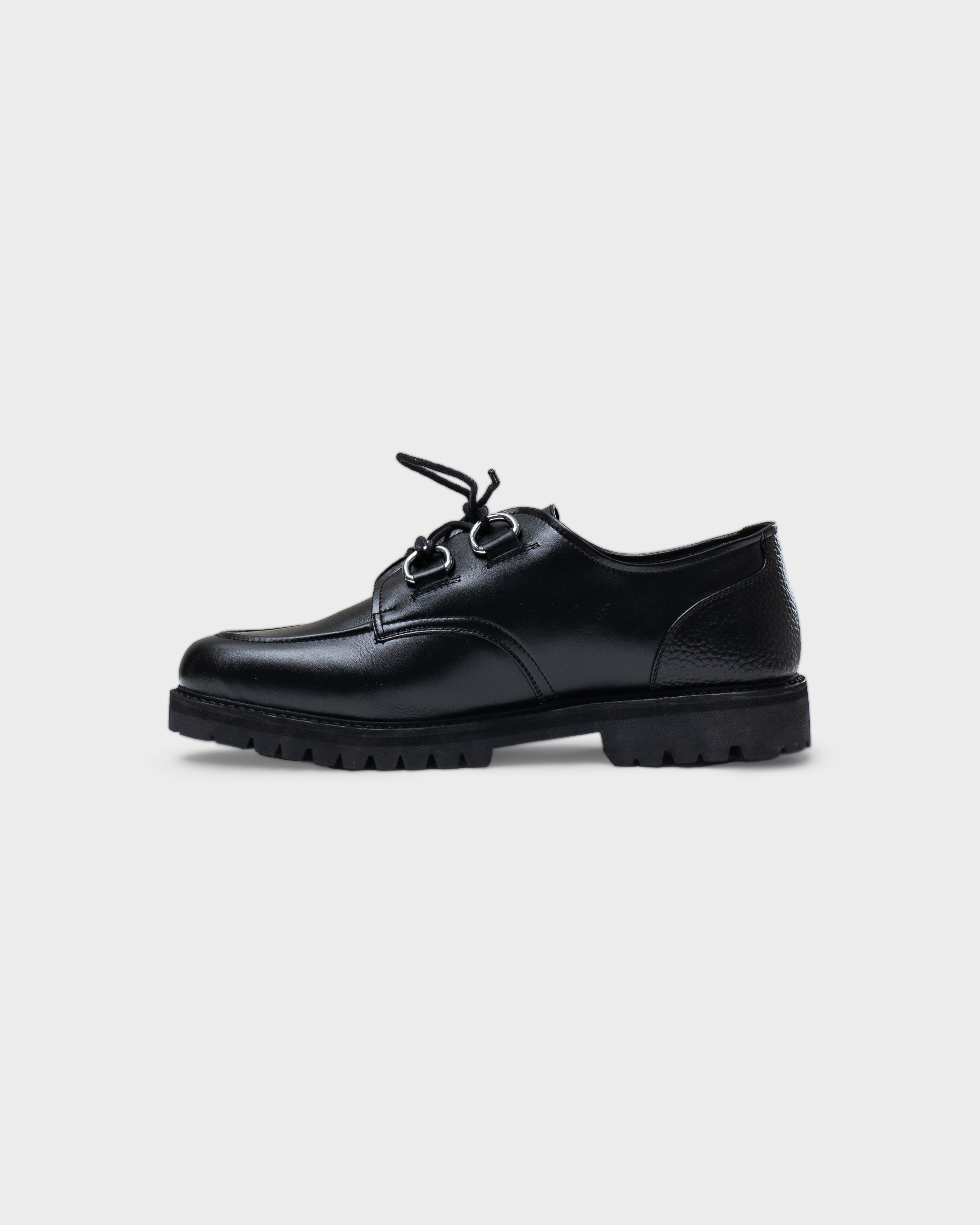 靴 Y2K jking black derby shoes mode Jovem Corso Derby - Black – Jovem Studio