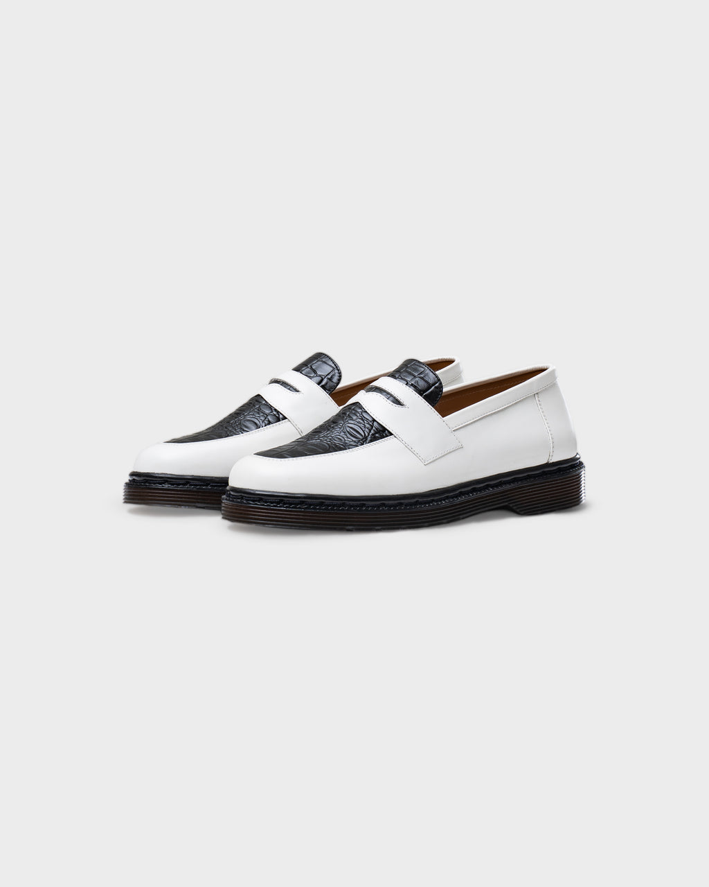 Jovem Loafers Croco Series - Two Tone