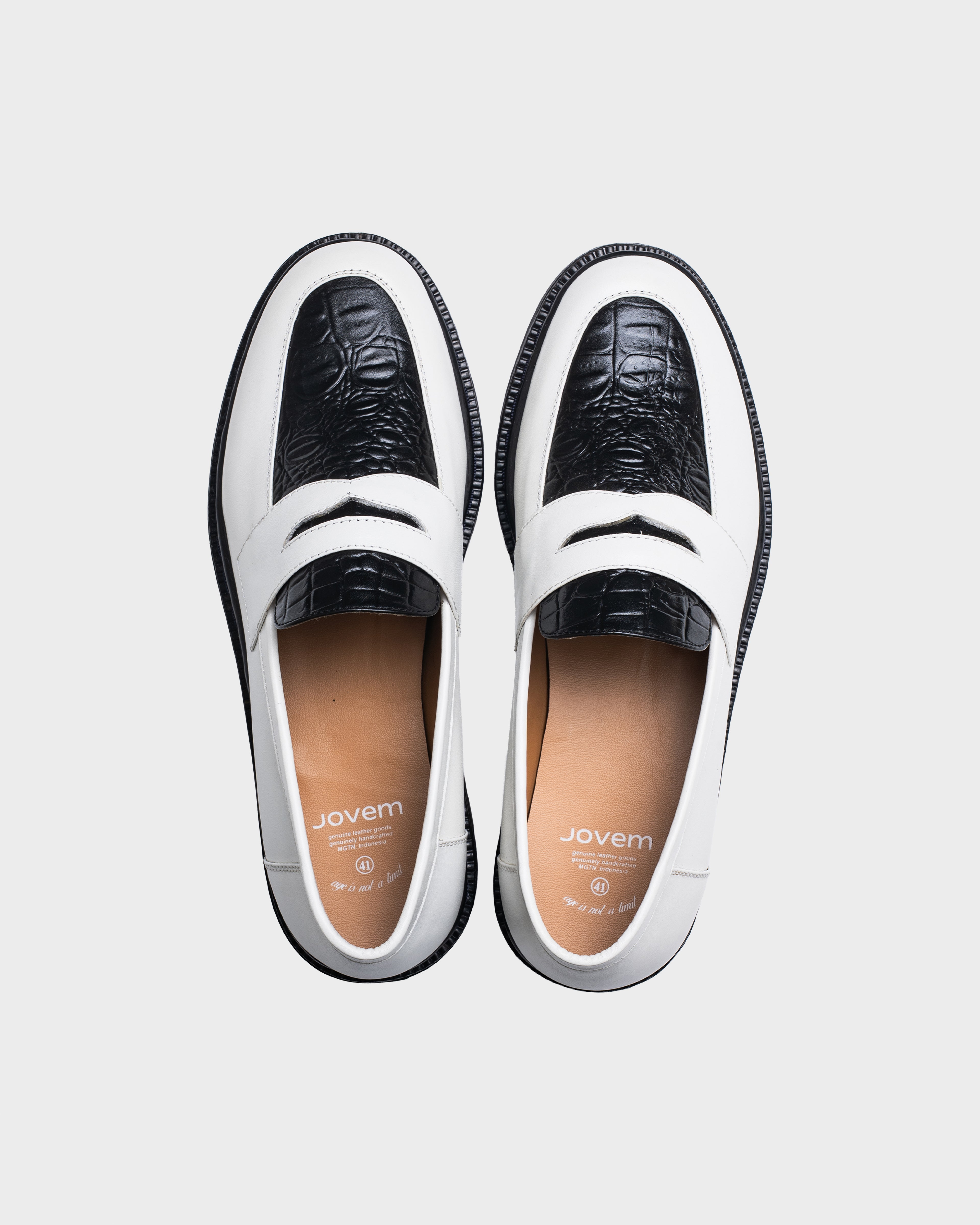 Jovem Loafers Croco Series - Two Tone