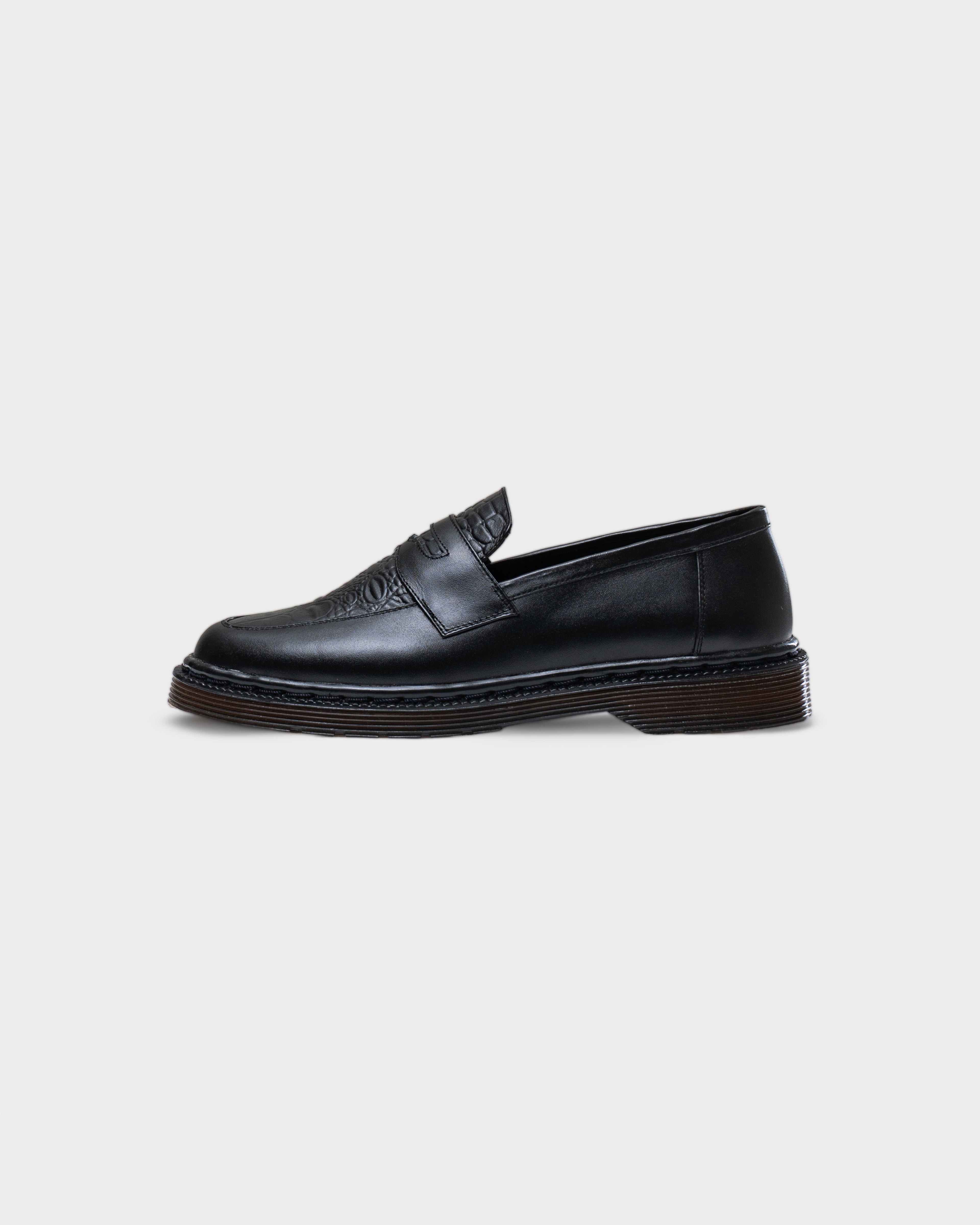 Jovem Loafers Croco Series - Black