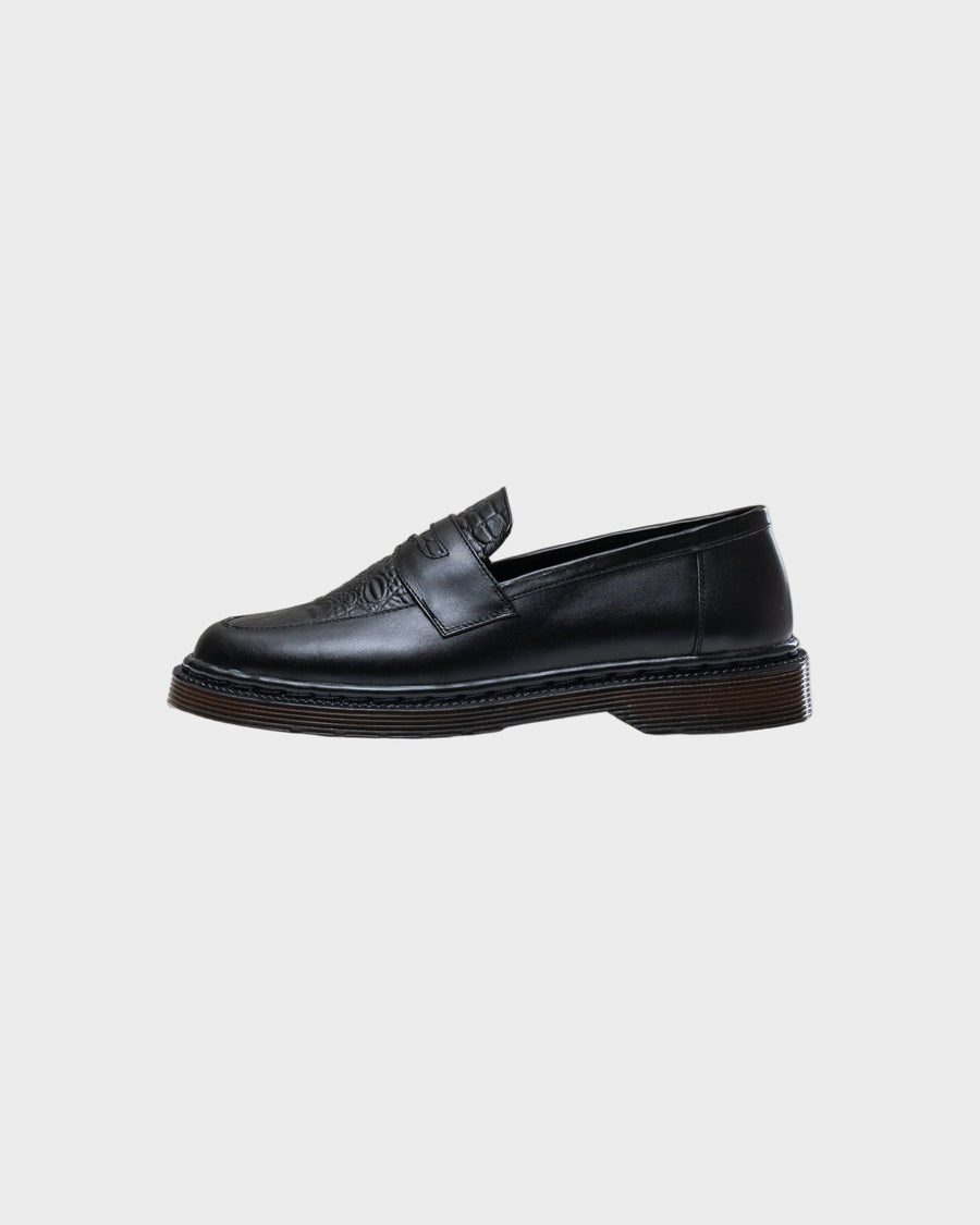 Jovem Loafers Croco Series - Black