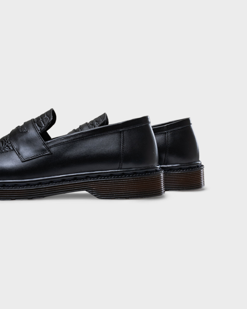 Jovem Loafers Croco Series - Black