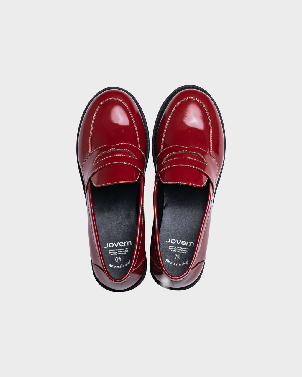 Jovem Loafers Dorja Series - Cherry