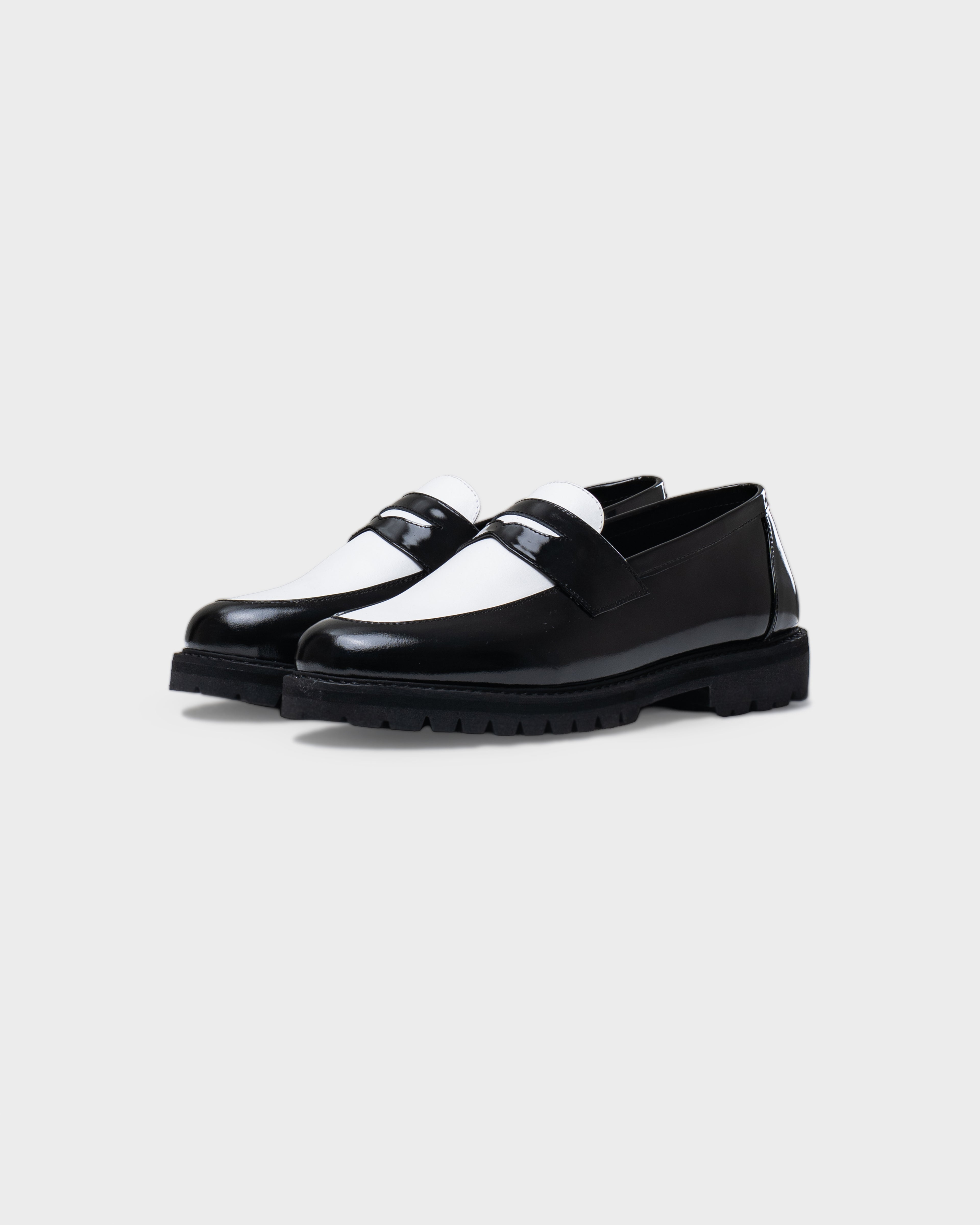 Jovem Loafers Dorja Series - The Twotone Black