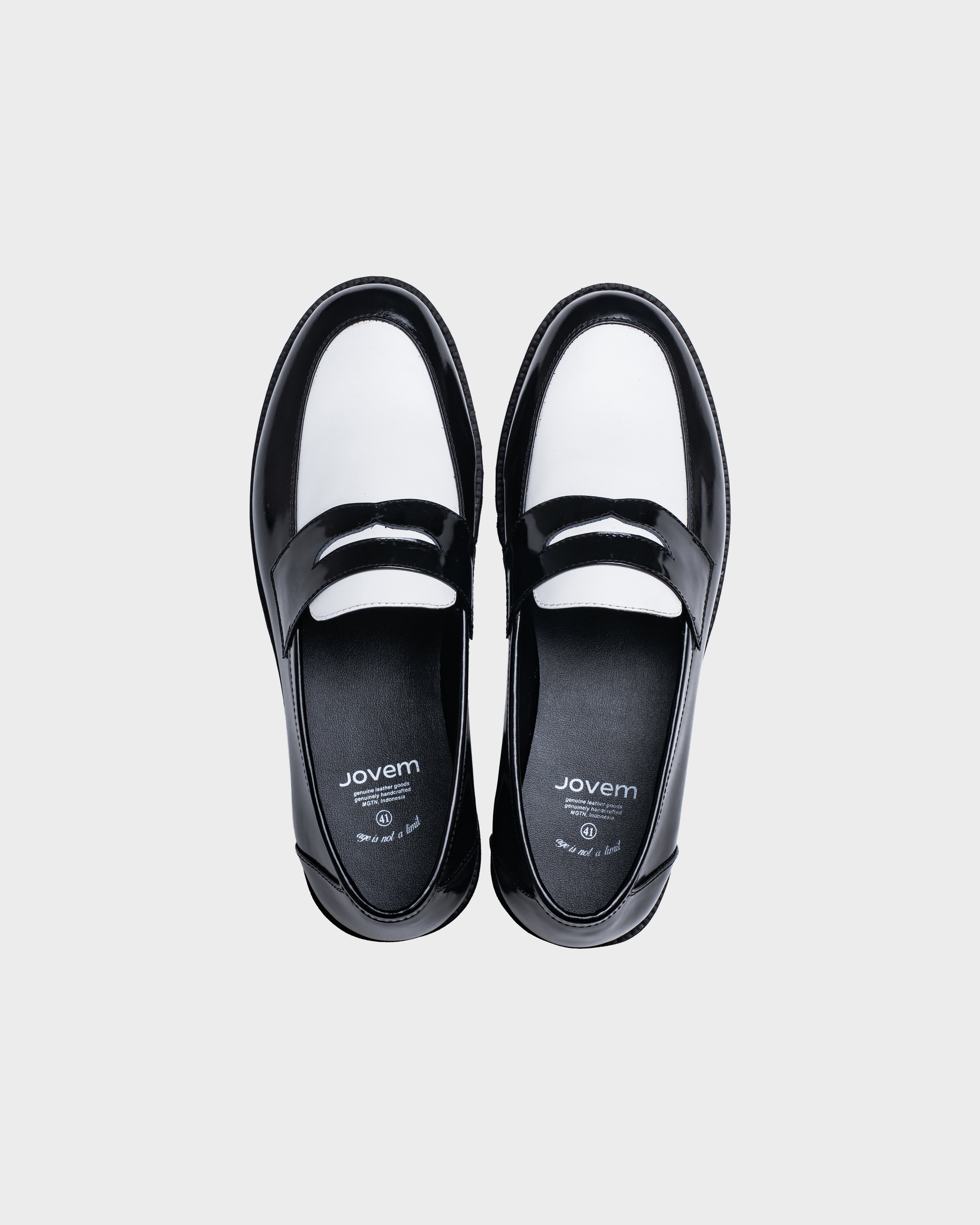 Jovem Loafers Dorja Series - The Twotone Black