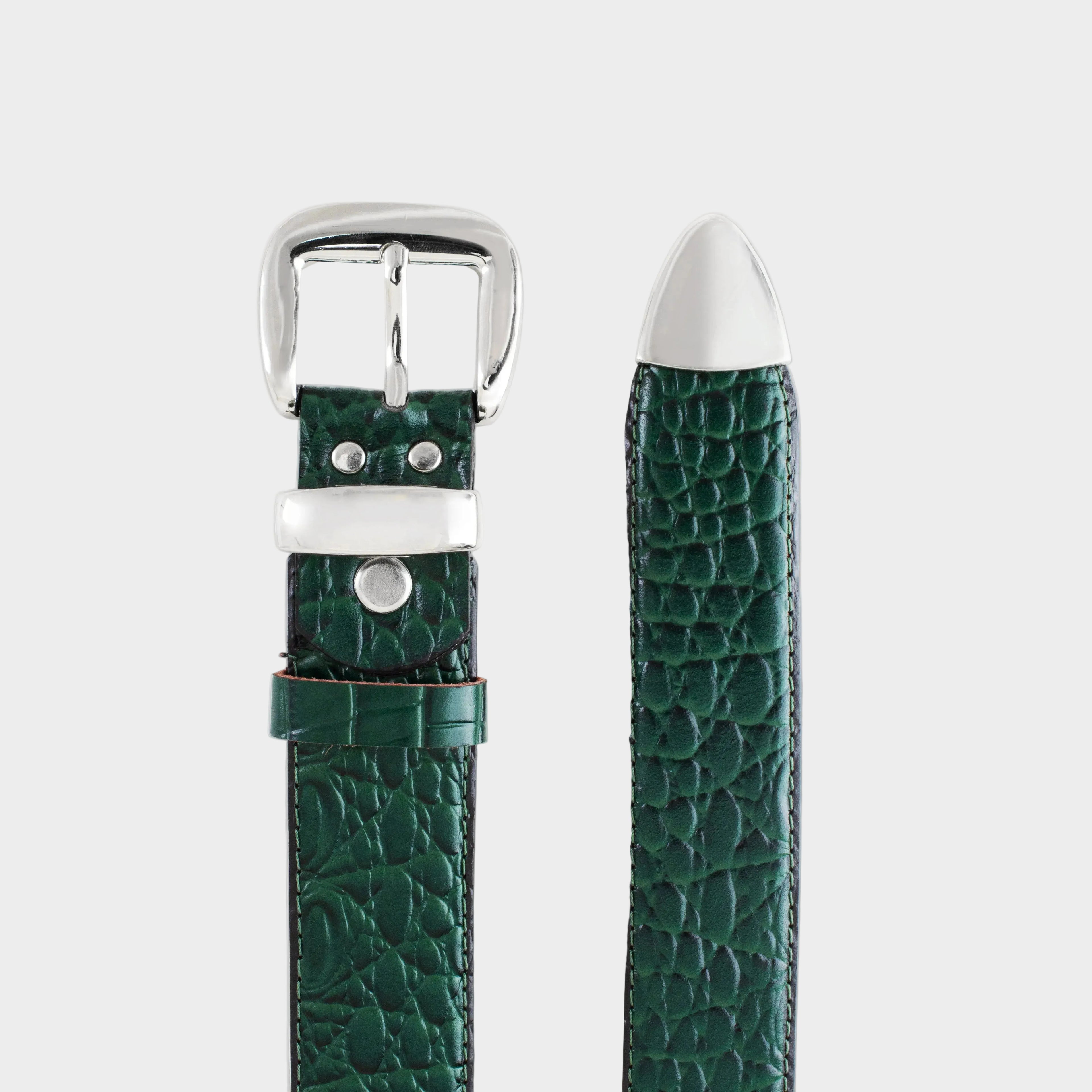 Croco Belt - Green