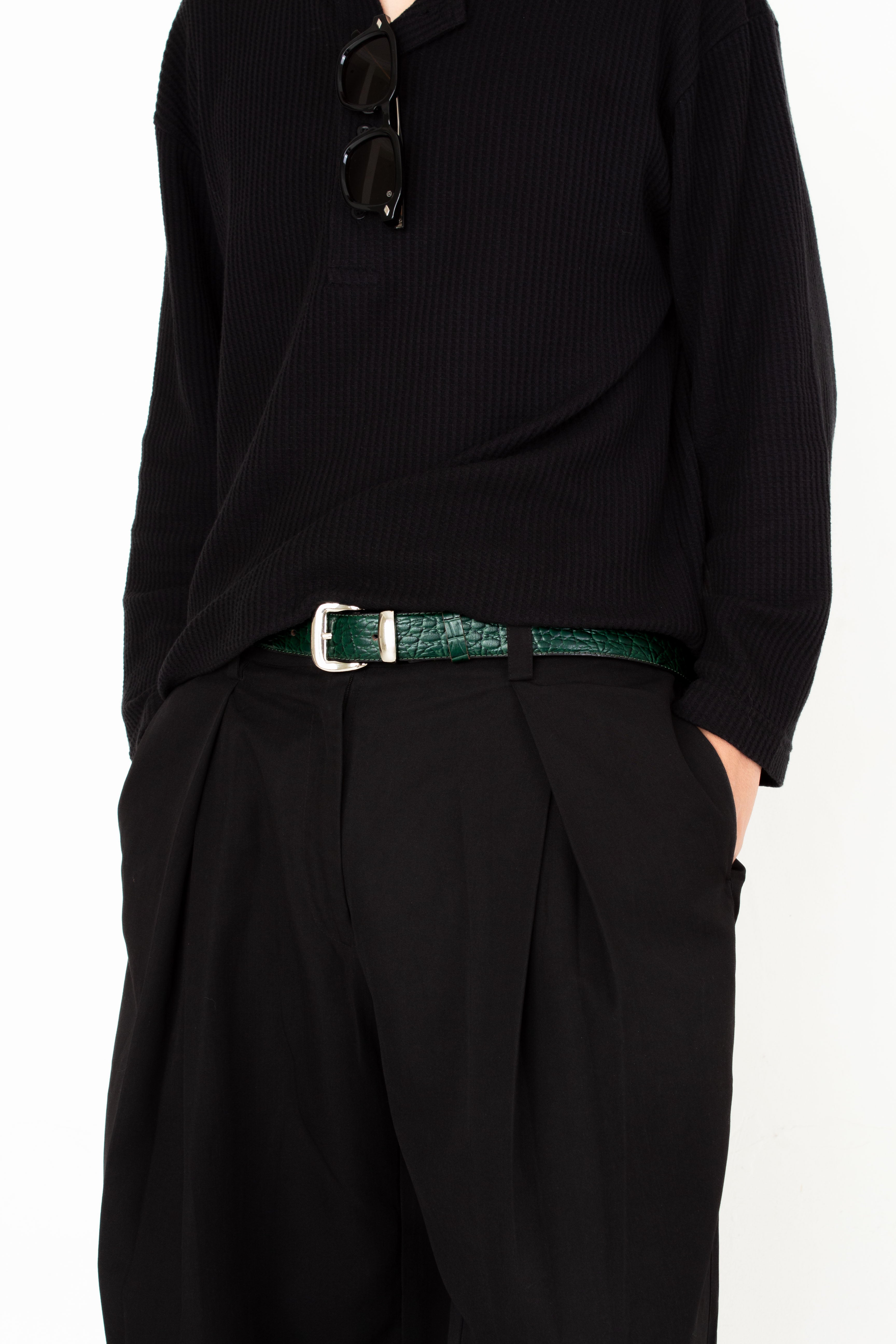 Croco Belt - Green