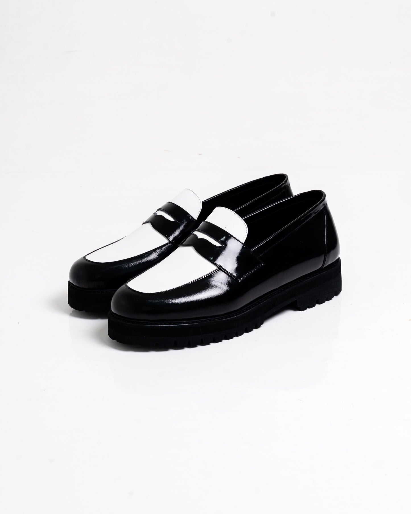 Jovem Loafers Dorja Series - The Twotone Black
