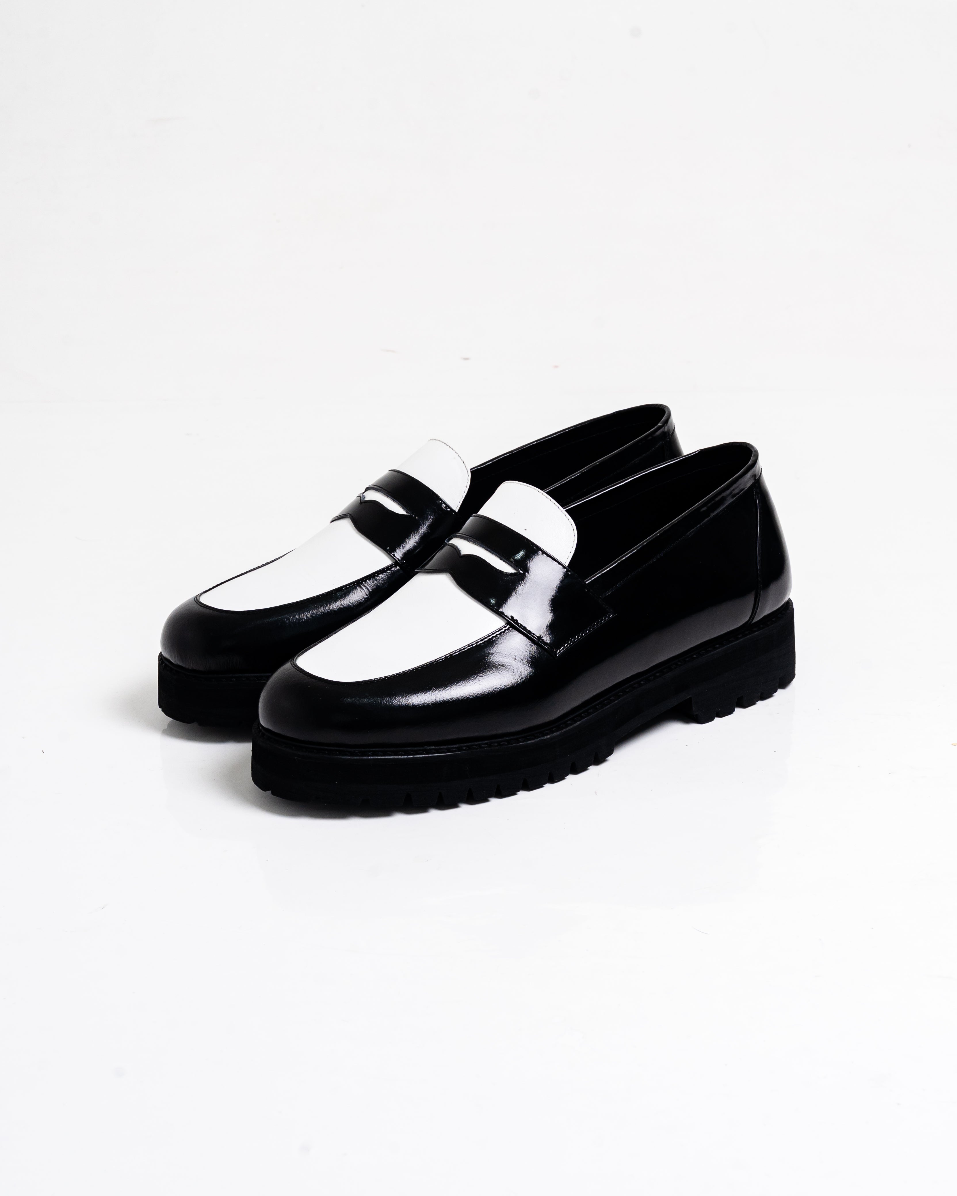 Jovem Loafers Dorja Series - The Twotone Black