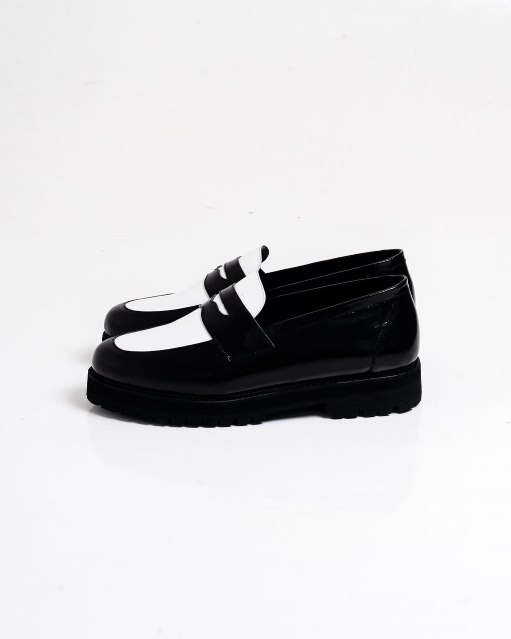 Jovem Loafers Dorja Series - The Twotone Black