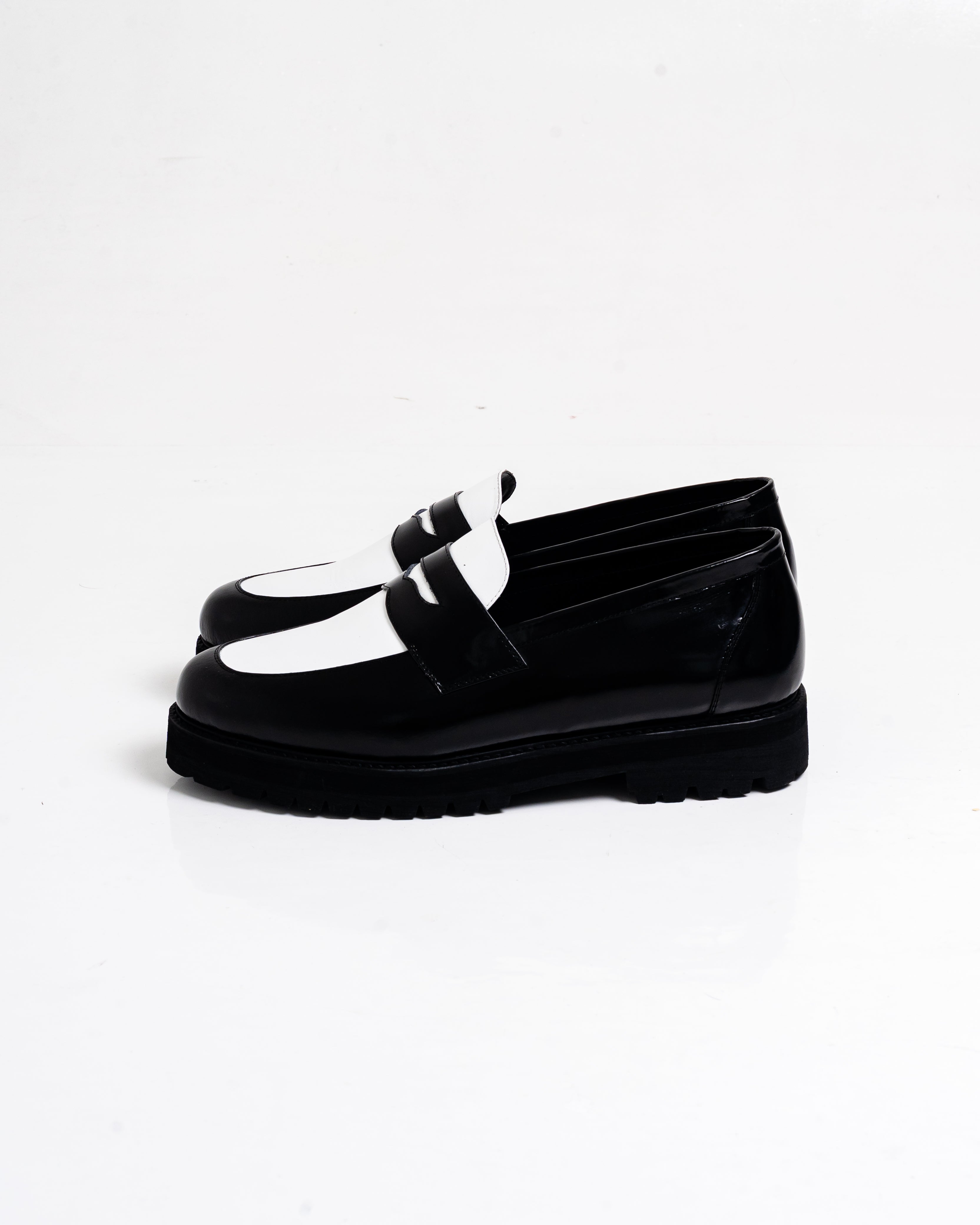Jovem Loafers Dorja Series - The Twotone Black