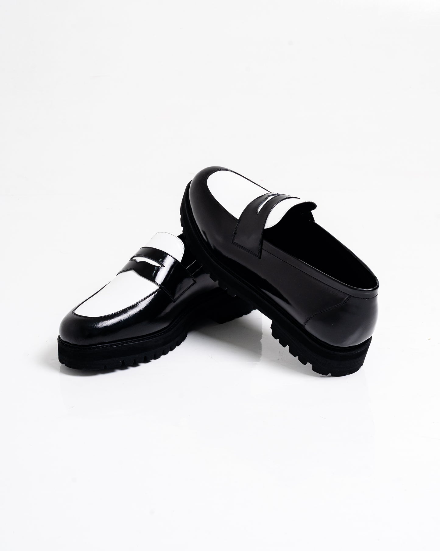 Jovem Loafers Dorja Series - The Twotone Black