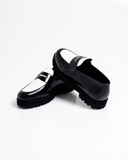 Jovem Loafers Dorja Series - The Twotone Black