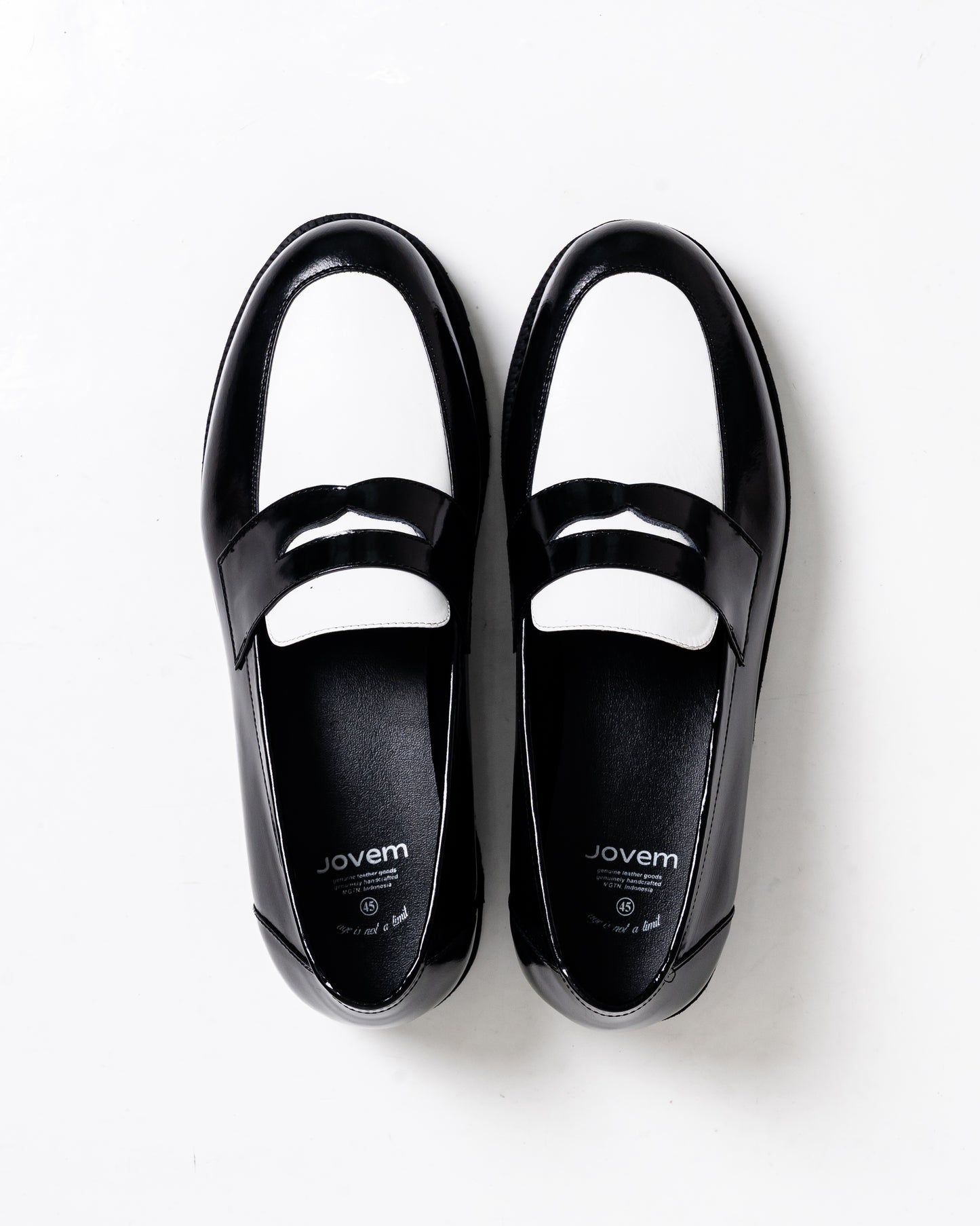Jovem Loafers Dorja Series - The Twotone Black