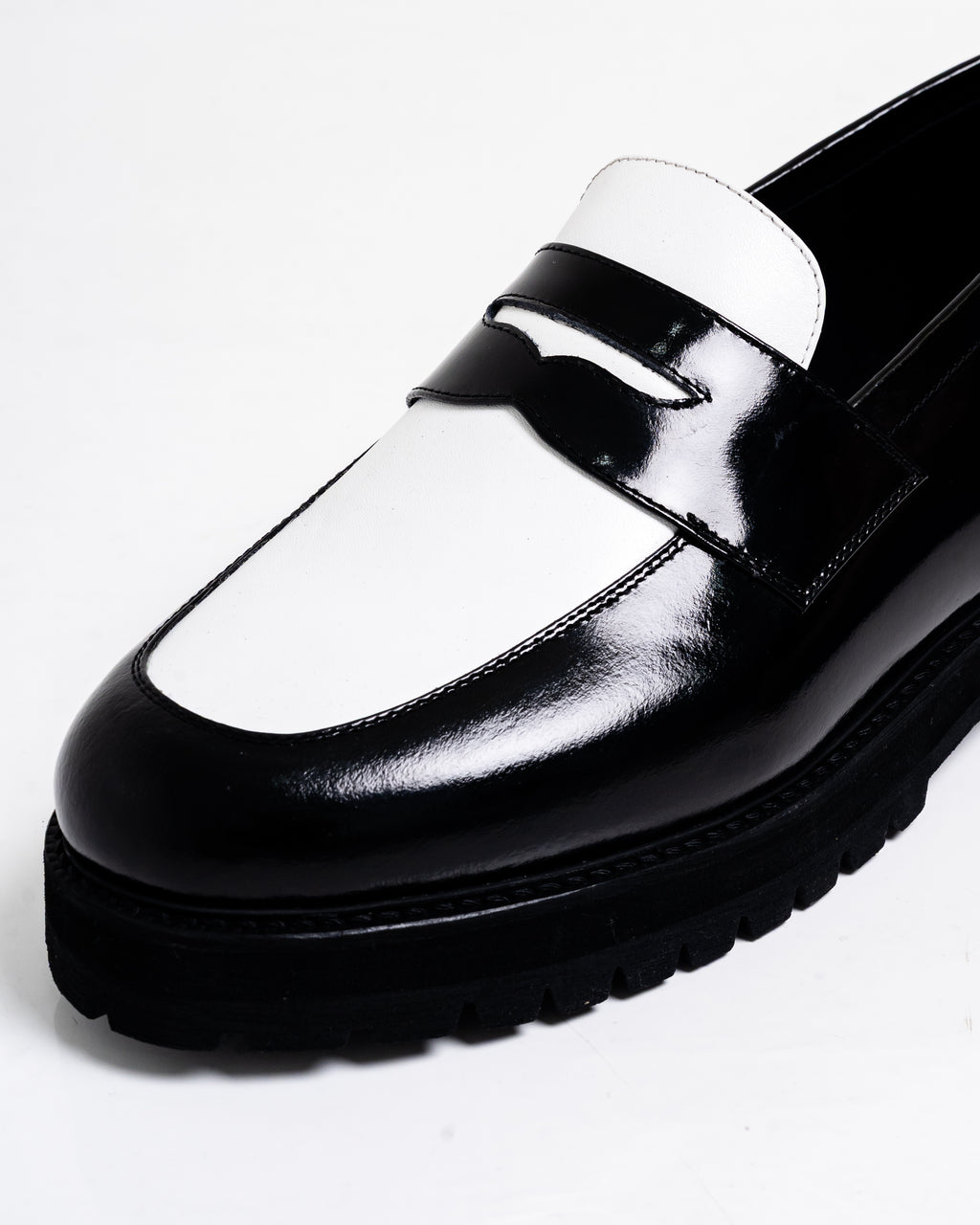 Jovem Loafers Dorja Series - The Twotone Black