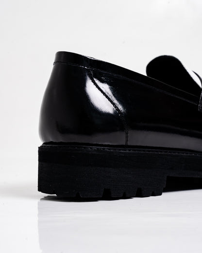 Jovem Loafers Dorja Series - The Twotone Black