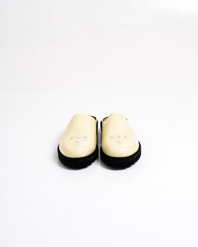 Jovem Loafers Mule Series - Ivory White