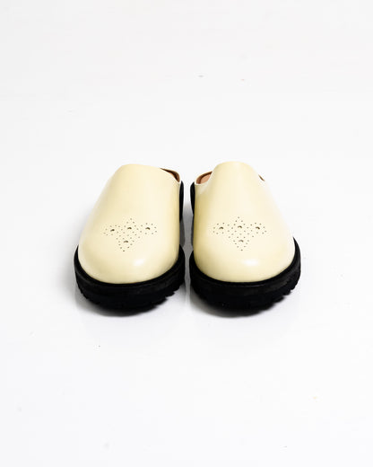 Jovem Loafers Mule Series - Ivory White