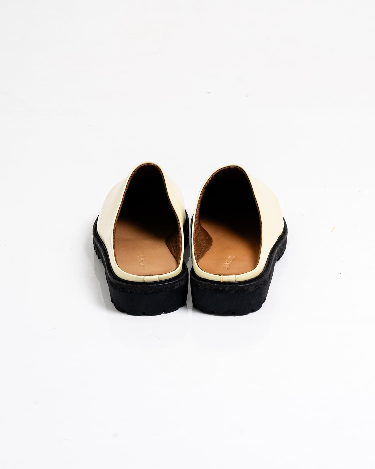Jovem Loafers Mule Series - Ivory White