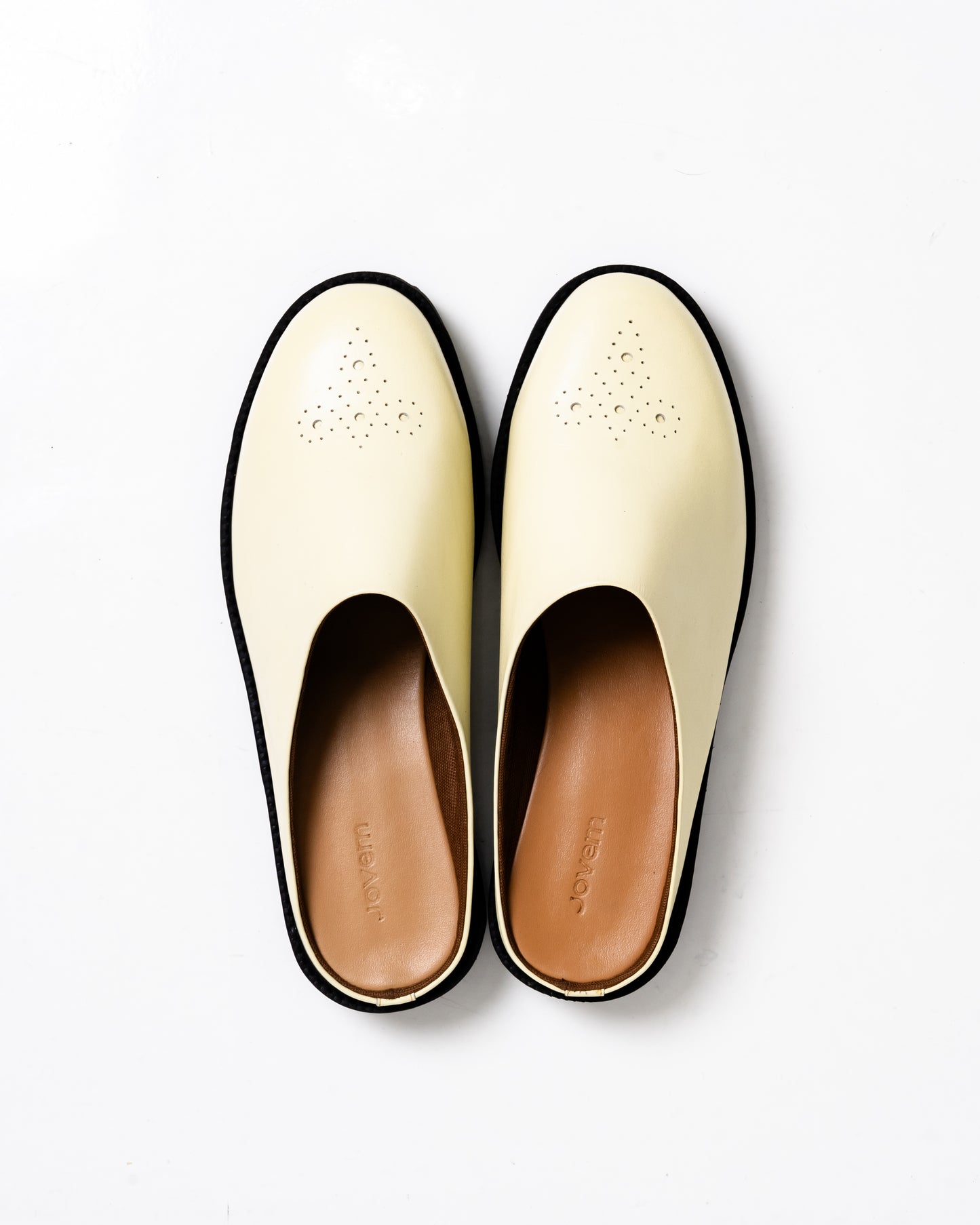 Jovem Loafers Mule Series - Ivory White
