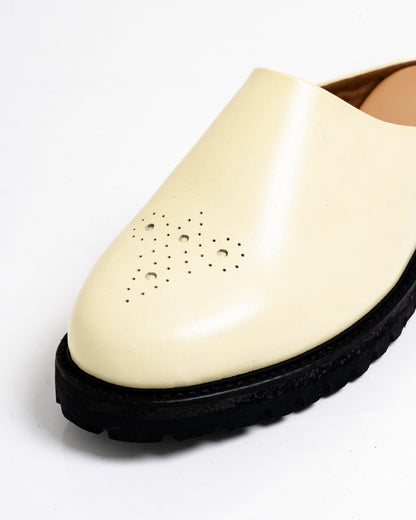 Jovem Loafers Mule Series - Ivory White