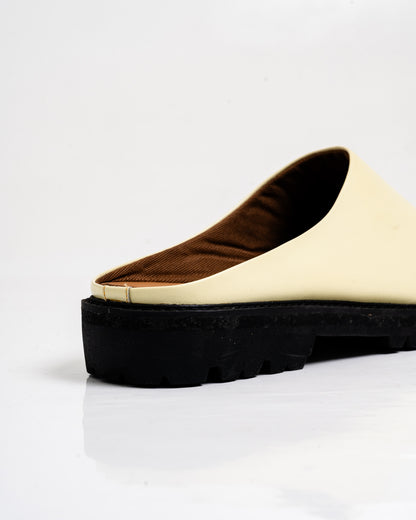 Jovem Loafers Mule Series - Ivory White
