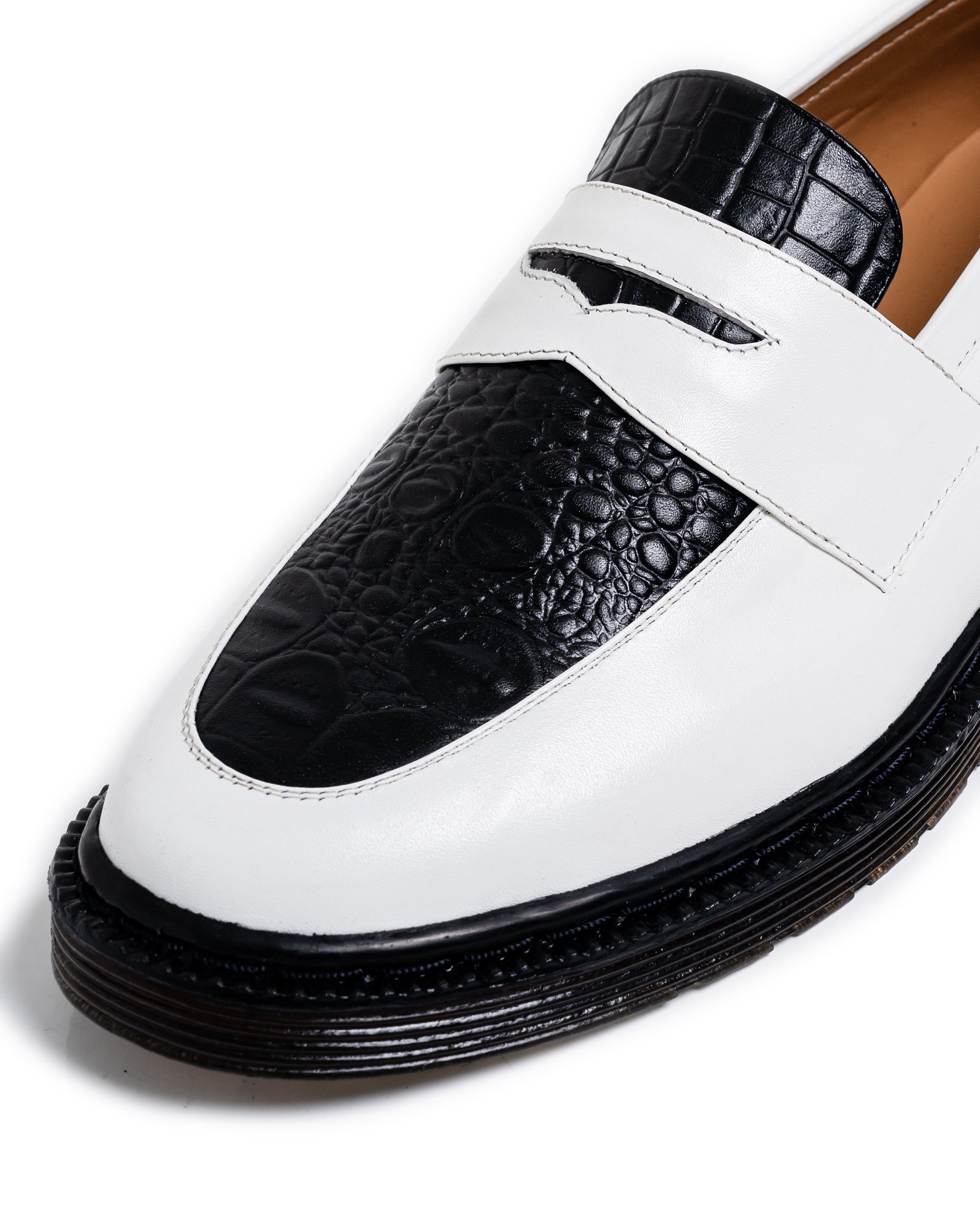 Jovem Loafers Croco Series - Two Tone