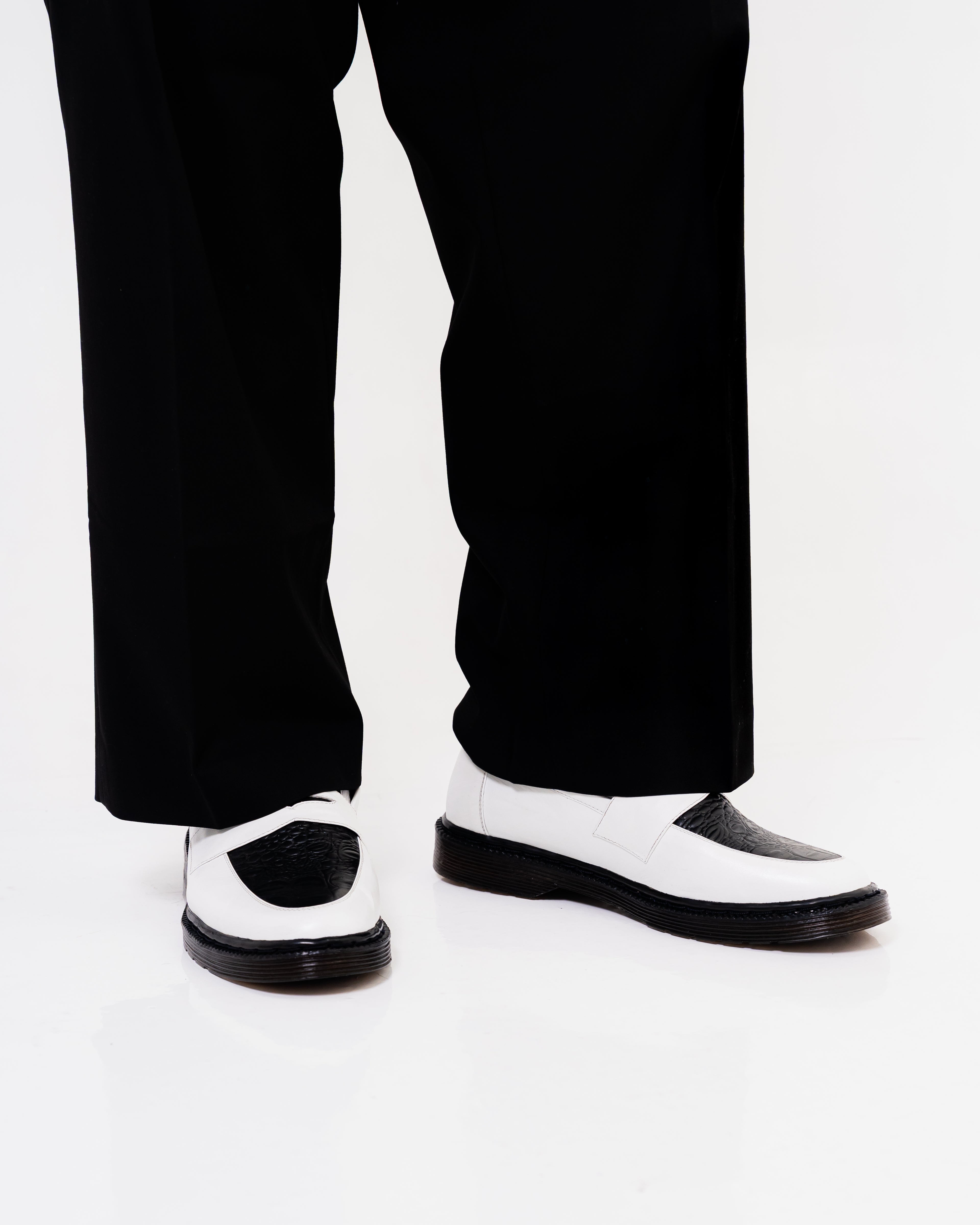 Jovem Loafers Croco Series - Two Tone