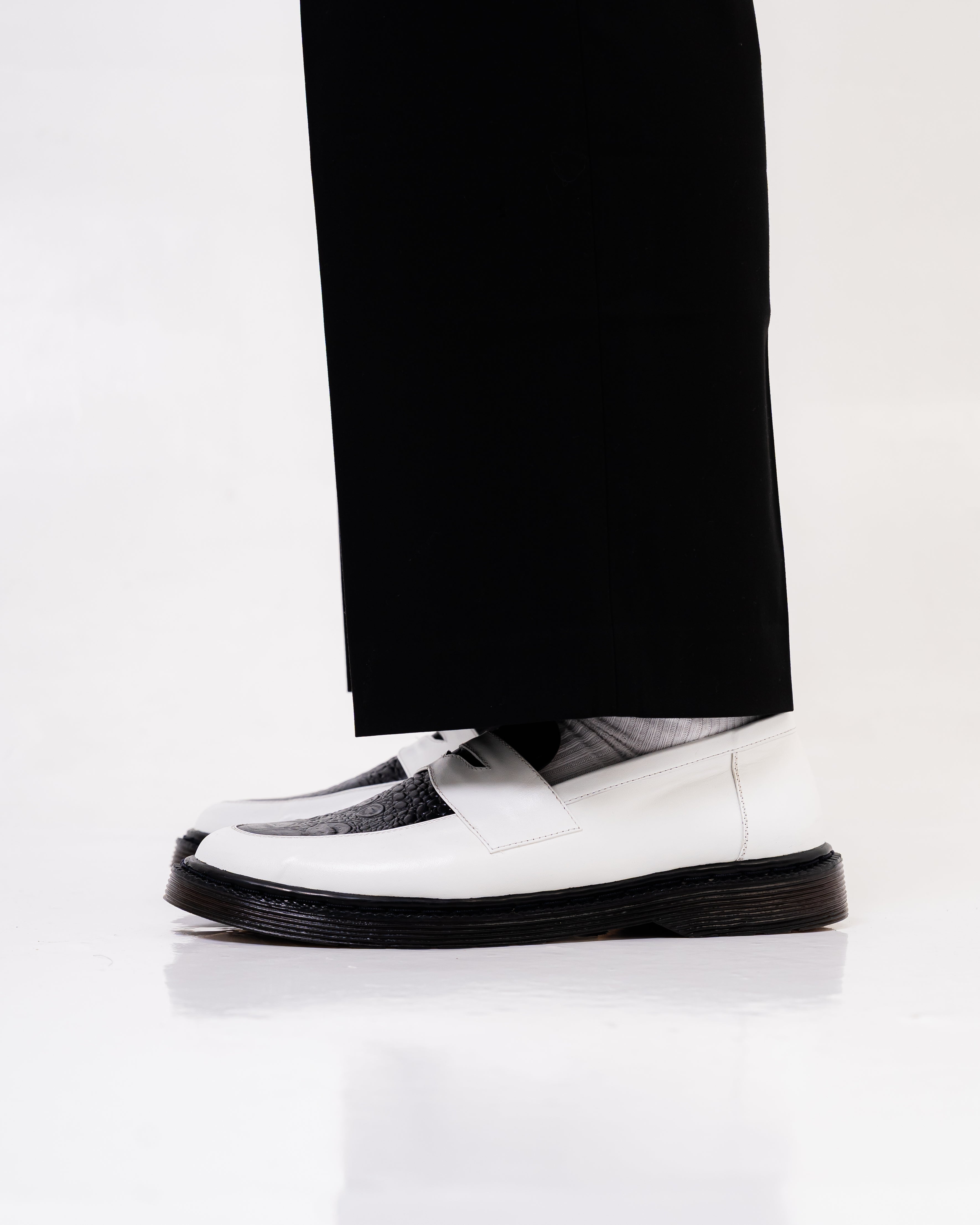 Jovem Loafers Croco Series - Two Tone