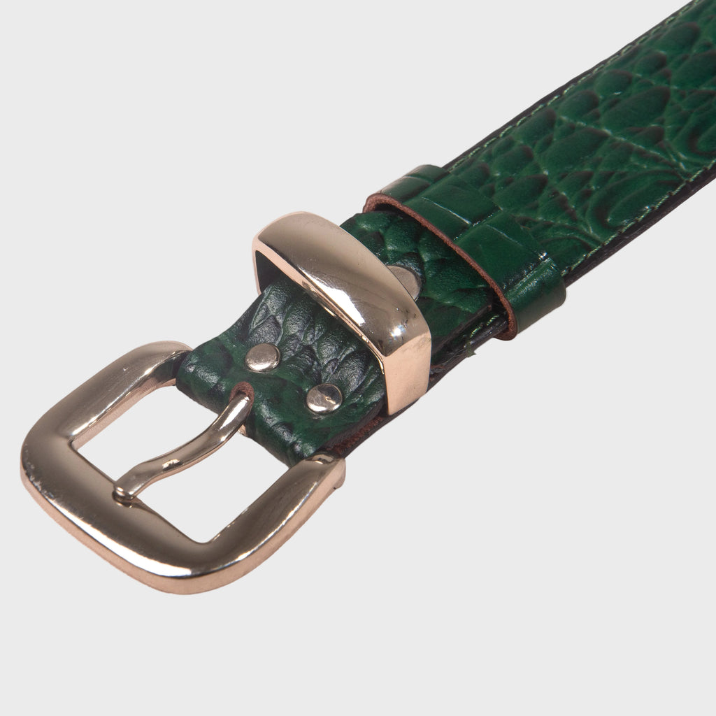 Croco Belt - Green