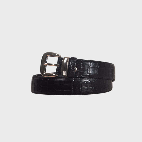 Croco Belt - Black