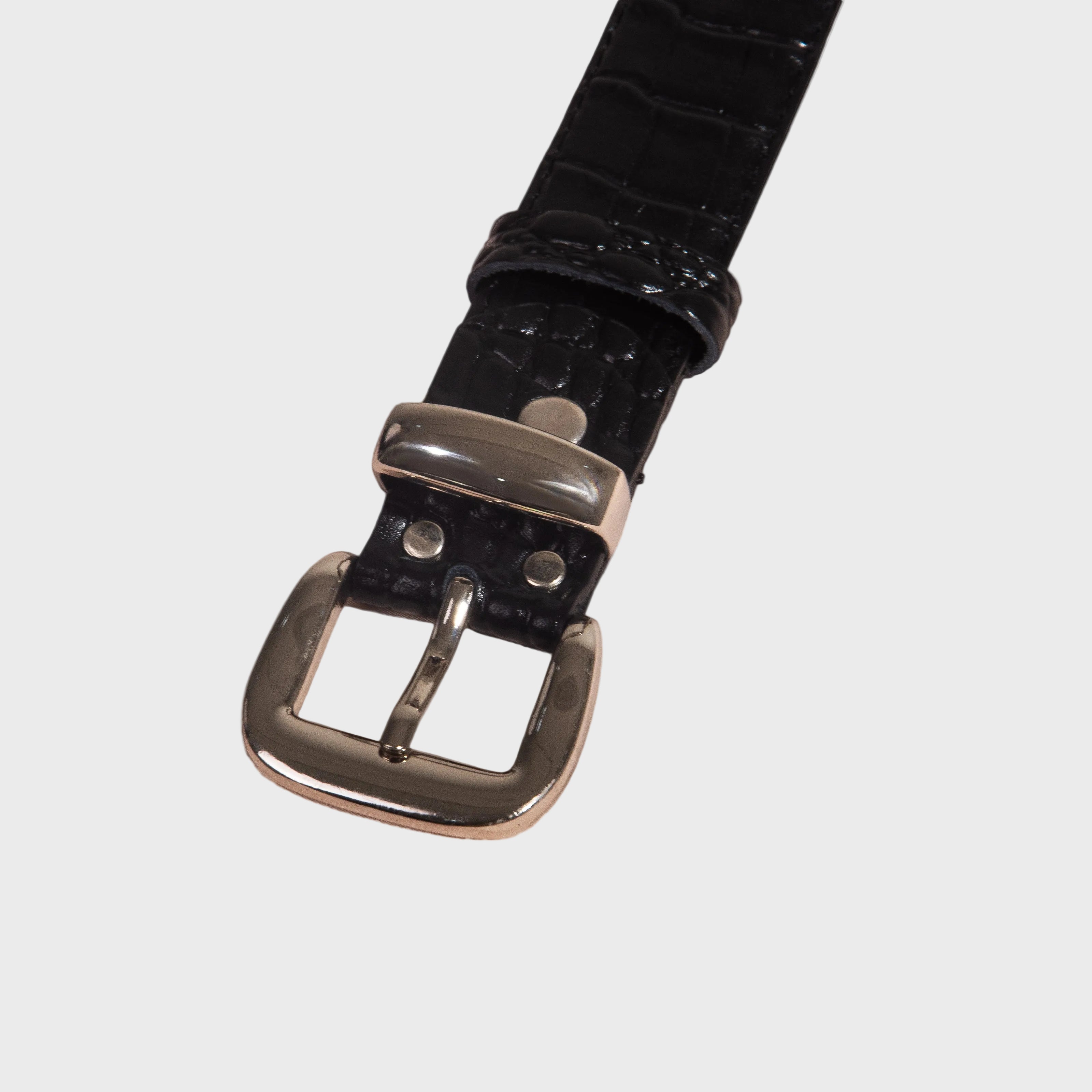 Croco Belt - Black