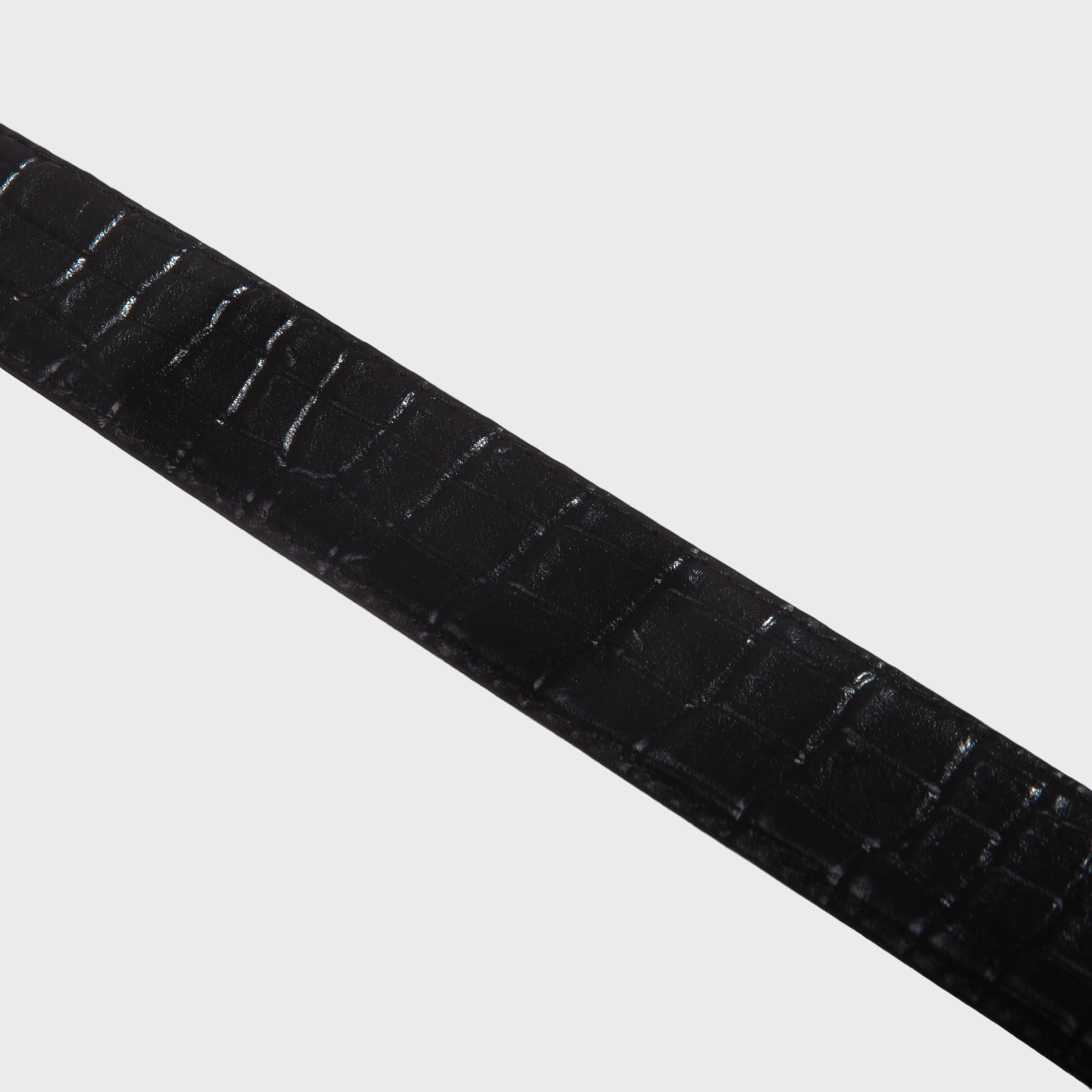 Croco Belt - Black