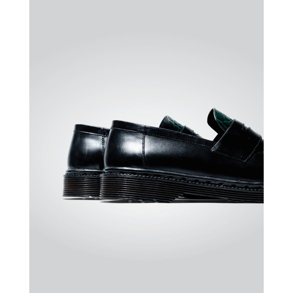Jovem Loafers Croco Series - Two Tone Green