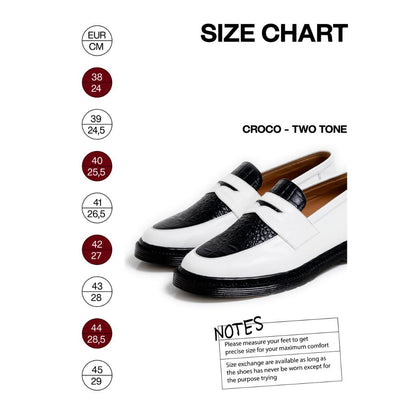 Jovem Loafers Croco Series - Two Tone Green