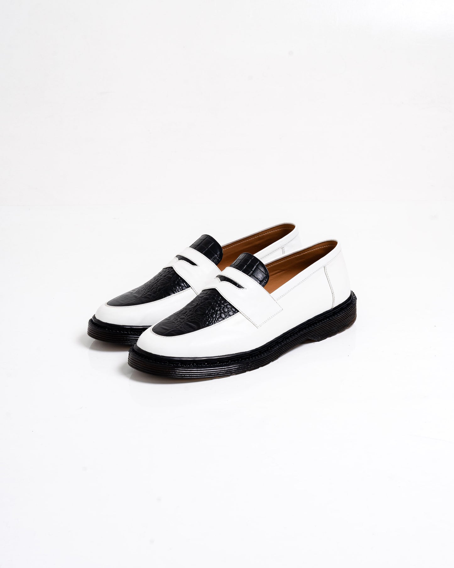 Jovem Loafers Croco Series - Two Tone
