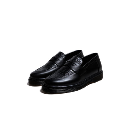 Jovem Loafers Croco Series - Black