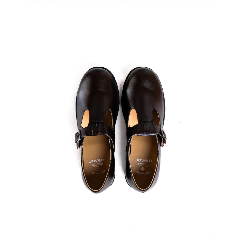 Jovem Loafers Mary Jane - Choco