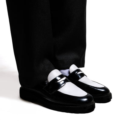 Jovem Loafers Dorja Series - The Twotone Black
