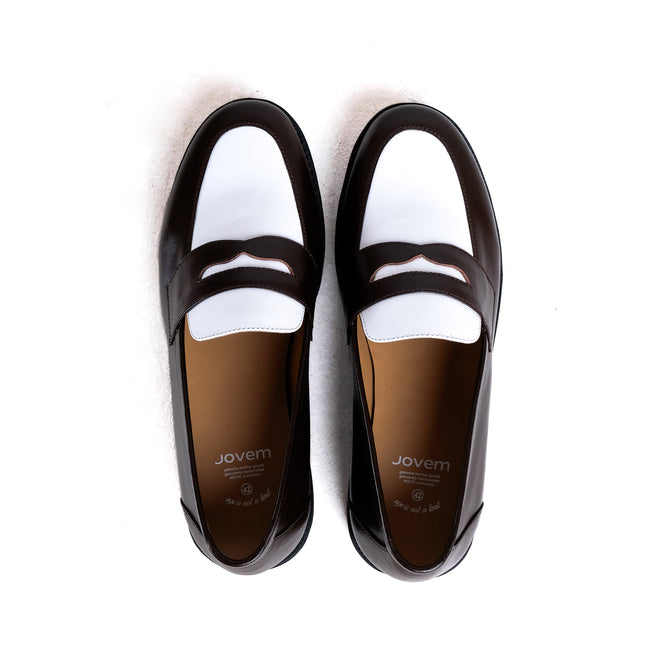 Jovem Loafers Dorja Series - The Twotone Black