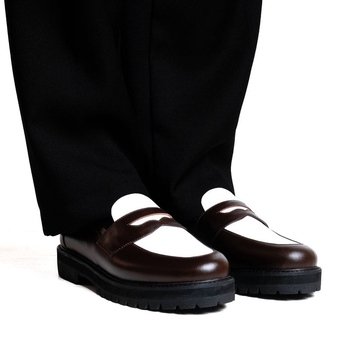 Jovem Loafers Dorja Series - The Twotone Black